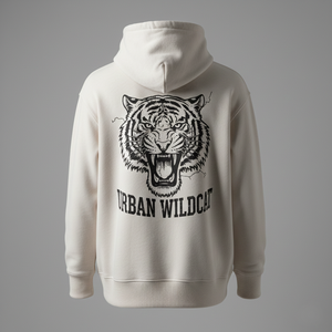 Sweat à capuche d'hiver en molleton français 100% coton biologique de haute qualité, lourd, surdimensionné, à épaules tombantes, streetwear, pull pour homme, personnalisable - Product Image 2