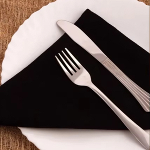 100% ensemble de serviettes en satin de coton à séchage rapide serviette en lin solide blanc tissé pour la maison hôtels restaurants utilisation durable de la cuisine - Product Image 1