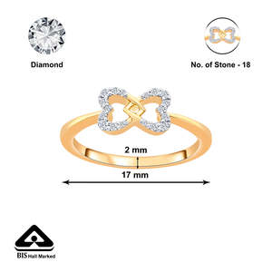 Anillo de Oro y Diamantes Diamond Bowtide - Product Image 5