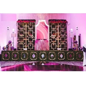 Contemporary <b>Wedding</b> Reception Stage Metal Stands Metal Candle Stands for <b>Wedding</b> Decoration Stunning Metal Stands for <b>Wedding</b> - Product Image 1