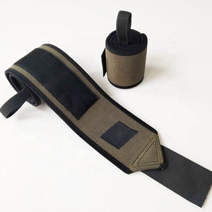 Sangles de poignet en coton avec néoprène souple rembourré pour l'haltérophilie Max Hand Grip Strength Fitness Training wrap - Product Image 6