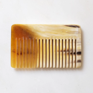 100% naturel écologique buffle corne de boeuf peigne en bois personnalisable style cheveux taille ajustée et forme joint de vache - Product Image 4