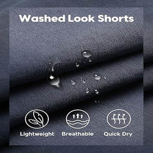 Wholesale Men's <b>Board</b> Shorts 100% Cotton Canvas Casual Mid Waist Breathable for <b>Running</b> Gym Training Basketball Fitness - Product Image 2