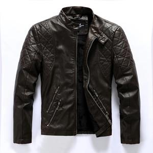 Chaquetas de Cuero Personalizadas para Hombre 2025, Chaquetas de Lona de Invierno de Alta Calidad, Diseño Casual y Moderno, Nueva Llegada - Product Image 2