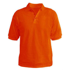 Polo de manga corta para hombre, camisa personalizada de alta calidad, 100% algodón, Color naranja, talla grande, novedad - Product Image 3