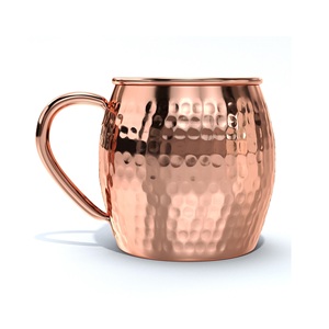 Mug à Moscow Mule en cuivre lisse et uni, 550 ml, pour la maison et les restaurants - Product Image 2