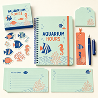 Diario de Acuario Personalizado LABON A5, Espiral, Verde Menta, Registro de Datos Acuáticos, pH, Amoníaco, Nitrato, Coral, Banda Elástica