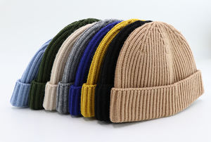 Casquettes de baseball personnalisées en tricot noir. - Product Image 2