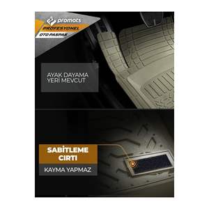 แผ่นยางรองพื้น5ชิ้นสำหรับสระว่ายน้ำสีเบจ2007-2012 - Product Image 1