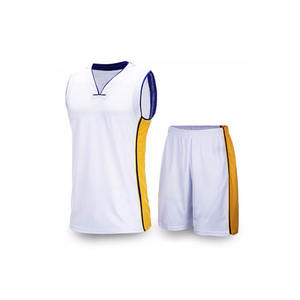 Mens basketball Uniforms jersey <b>yellow</b> embroidery outdoor casual mesh quick-drying breathable sportswears 100% Good Quality - Product Image 3