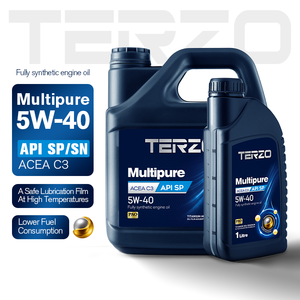TERZO 5W40 5W30 10W40 10W30 0W30 0W20 PAO Lubrificante Completamente Sintetico per Motori a Benzina 1L API SP - Product Image 6
