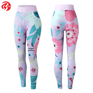 Vêtements de gymnastique Leggings respirants pour femmes Nouveau design Polyester Nylon Spandex Matériel Active Wear Taille élastique Leggings de yoga - Product Image 6