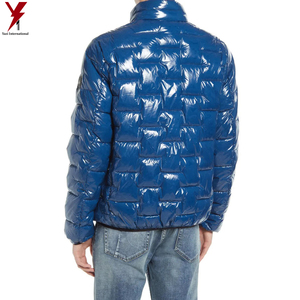 Offre Spéciale Unique Premium hommes hiver doudoune haut tendance bleu conception longue longueur vers le bas matériel en gros - Product Image 2