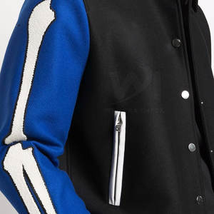 Veste d'hiver pour homme à prix abordable, faible MOQ, taille personnalisée, service OEM, dernières tendances, vestes Letterman pour homme - Product Image 4