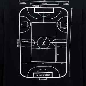 เสื้อสวมหัวแบบมีฮู้ดแบบบางใส่ได้ทั้งชายและหญิงเสื้อสเวตเตอร์แบบสวมหัวไหล่ตกพิมพ์ลายกราฟิกแบบกำหนดเอง - Product Image 2