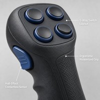 Manette de commande FNR à 5 interrupteurs pour chargeuse sur pneus, mini-chargeuse, chariot télescopique, 12V, à effet Hall, pièces de rechange pour engins de construction