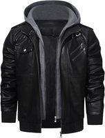 Chaqueta de Cuero Moderna para Hombre, Tallas Grandes Disponibles, Diseño Sólido, a un Precio Razonable