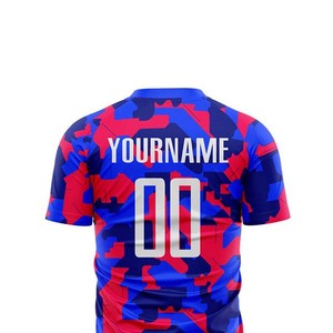 เสื้อเจอร์ซีย์ฟุตบอลสำหรับผู้ใหญ่เสื้อกีฬาฟุตบอลผ้าโพลีเอสเตอร์พิมพ์ลายแบบซับลิเมชันสำหรับทั้งชายและหญิง - Product Image 6