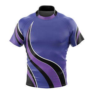 Vente chaude Rugby Shirt Sublimation Polyester Fait Rugby Jersey Shirt Slim Fit Rugby Football Club Training Jersey - Product Image 5