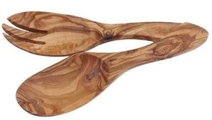 ช้อนไม้ทำด้วยมือที่มีด้ามยาวเรียบสำหรับทำอาหารประจำวันเสิร์ฟซุปสลัดข้าวแบบไม่ติดภาชนะ - Product Image 3