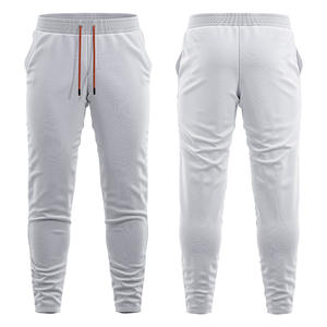 Pantalones de chándal vintage con cintura elástica para hombre, pantalones para correr de estilo callejero, bolsillos laterales delanteros planos, ligeros, rectos, servicio OEM - Product Image 3