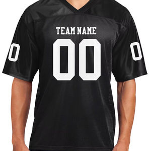 เสื้อฟุตบอลแบบตาข่ายผ้าโพลีเอสเตอร์สำหรับผู้ใหญ่เสื้อฟุตบอลอเมริกันแบบเรียบ2025 - Product Image 1