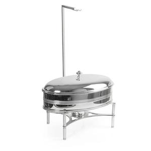 Casserole en acier inoxydable de grande capacité pour servir des soupes, des currys et des ragoûts lors de fêtes ou de grands dîners - Product Image 6