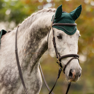 Bonnet d'oreille de cheval en crochet élégant Premium Pakistan Made Lightweight Breathable Washable Fly Veil for Riding Ear Bonnet - Product Image 5