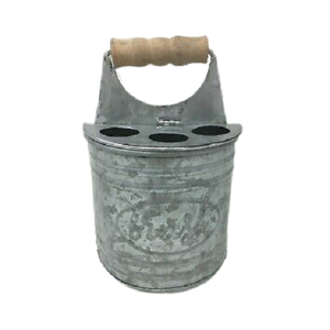 Soporte de cepillo de dientes galvanizado de diseño elegante con mango de madera soporte de cepillo de calidad más fina para gran oferta - Product Image 1