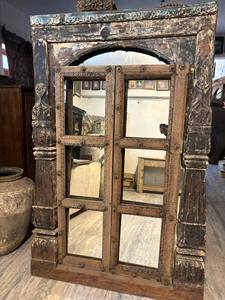 Espejo de cuerpo entero de madera estilo moderno de mediados de siglo, elegante, duradero y antiguo para cocina, comedor, entrada, dormitorio y sala de estar - Product Image 2