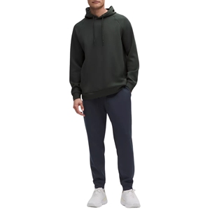 กางเกงวอร์มกีฬาฤดูหนาวสำหรับผู้ชายกางเกงวิ่งผ้าฟลีซสีพื้นเอวยางยืดมีกระเป๋า - Product Image 2