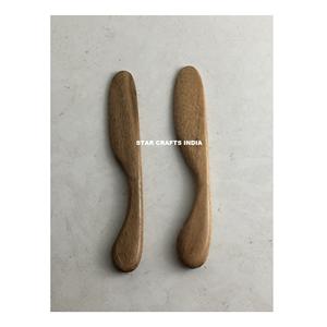 Juego de servir ensalada de madera de nuevo diseño, el mejor precio, juego de servidor de mezcla de ensalada de comida para el hogar, cuchara de mano de ensalada de madera ecológica - Product Image 6