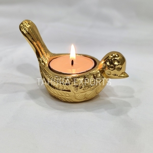 Fresh Arrival Decorative Collection of Latest Bird Tabletop Decoration Golden <b>Tea</b> Light <b>Candle</b> Holder for Export From India - Product Image 3