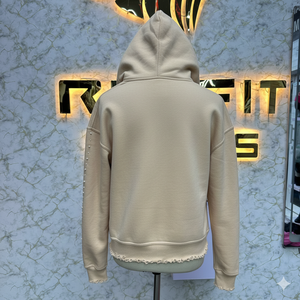 Sudadera con Capucha Personalizada de Diseño Superior con Cierre de Cremallera, Estilo Desgastado, con Pedrería, Lavado Ácido, para Hombre, Estilo Urbano - Product Image 5