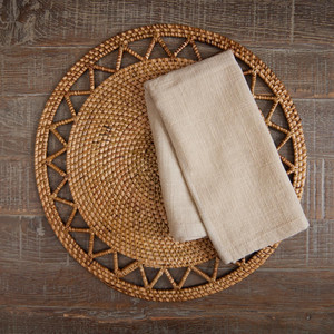 Pas cher prix grossiste rotin napperon dessous de verre tapis de Table décor tissé à la main rond rotin napperons fabrication vietnamienne - Product Image 6