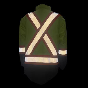 Hi Vis Safety Jacket Work Clothing Reflective <b>Coat</b> High Visibility Workwear for Construction Traffic Warehouse - Product Image 3
