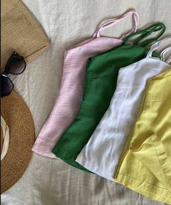 Linen Blended Viscose Shirt Non Fading From Vietnam Manufacturer OEM ODM Women Shirt For Wholesale Elegant Customize Clothing - Product Image 2