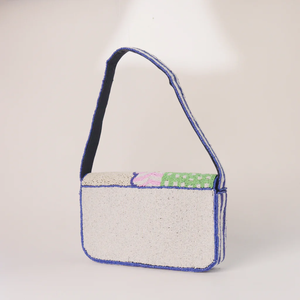 กระเป๋าสะพายไหล่ลูกปัดดีไซน์มินิมอล ทำมือ กระเป๋าถือชายหาดสไตล์โบฮีเมียนสำหรับผู้หญิง กระเป๋าสะพายข้างแฟชั่นฤดูร้อน โดย glowin fashion - Product Image 5