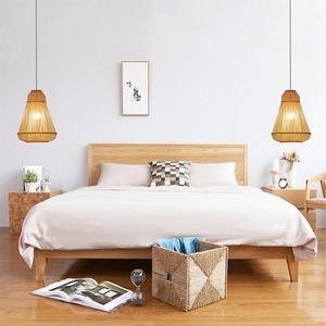 Lámpara colgante de bambú, lámpara colgante de ratán, lámpara de araña colgante para comedor, sala de estar, pantalla redonda de bambú de mimbre - Product Image 6