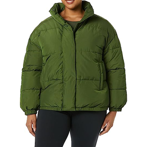 Chaqueta de Invierno Acolchada con Logotipo Bordado en Tela de Estilo Vintage con Patrón de Camuflaje Personalizado, Chaqueta de Plumón para Hombre para Exteriores - Product Image 4