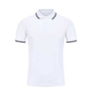 T-shirts polo vintage pour hommes, en coton polyester à manches courtes, couleurs unies, impression personnalisée, bagues de broderie, logo OEM, couleur unie - Product Image 3