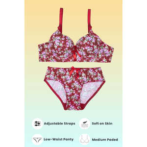 ชุดเบาะลายดอกไม้พลัม - Product Image 2