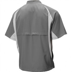 Chaqueta con cremallera y cuello levantado por sublimación personalizada de alta calidad, chaqueta tejida frontal ecológica de secado rápido informal para Otoño e Invierno - Product Image 2