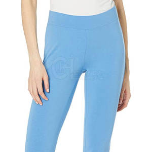 Leggings de yoga pour femmes en gros, taille mi-haute, unis, élastiques, longueur genou, écologiques, respirants, vêtements de sport de haute qualité, best-seller - Product Image 3