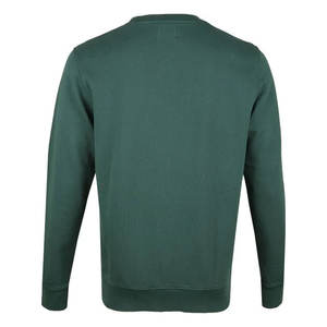 Sudadera personalizada de tela de algodón de lana Terry suelta de color liso de invierno con cuello redondo - Product Image 4