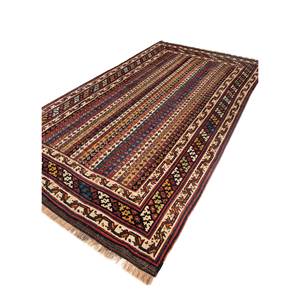 Tapis en laine noué à la main Kiaan grande surface vert Paem-1080 9x12 rectangulaire à rayures pour couloir, tapis de puzzle pour la maison, tapis Jaipur US - Product Image 2