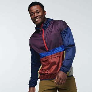 Windbreaker <b>Mens</b> Windbreaker Custom Outdoor <b>Pullover</b> Windbreaker <b>Jacket</b> with Front and Side Pockets Unisex Sizes - Product Image 1
