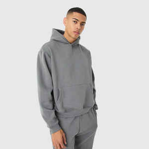 New High Quality Men Training Sweatsuit Casual Winter Jogging Wear with Custom Logo 100 Percent Cotton Tracksuits - Product Image 2