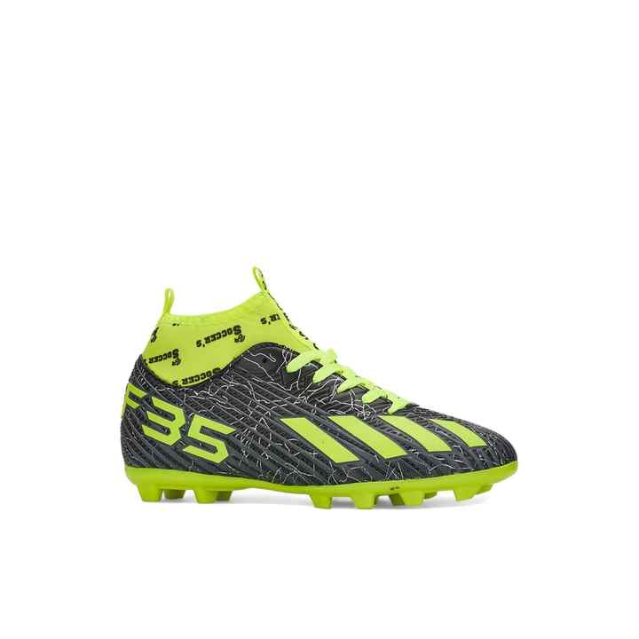 Boys' Football Soccer Shoes with Cranpon Socks and Spikes F35KR