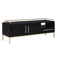 Mesa moderna de lujo para Tv, mueble minimalista de madera de teca para sala de estar, venta al por mayor